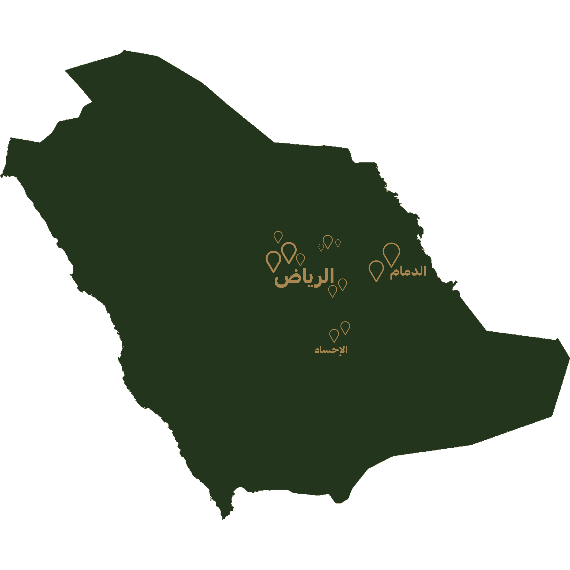 خريطة الانتشار العقاري